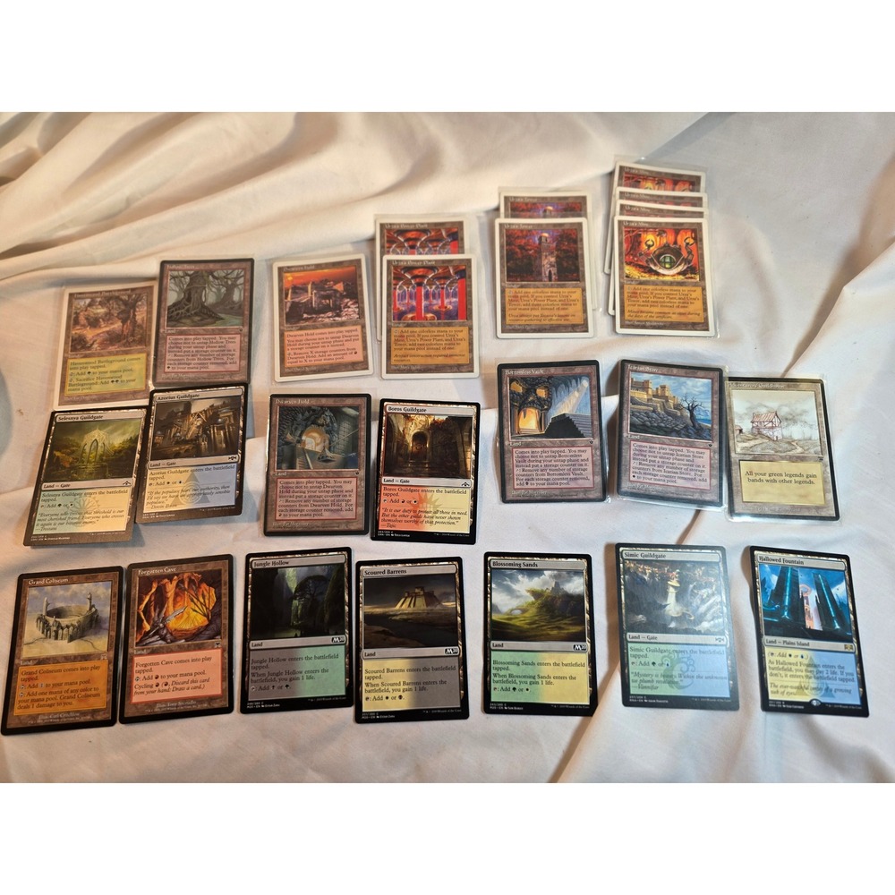 MTG Nonbasic Land Card Lot Hallowed Fountain Urza Mine Tower Power Plant 20+ Pcs